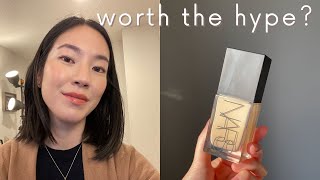 NARS light reflecting foundation review  3day wear test  worth the hype or pass [upl. by Wetzel]