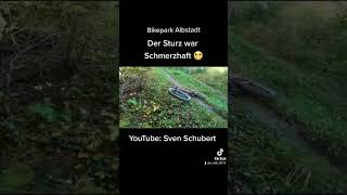 Schmerzhafter Sturz  Bikepark Albstadt mtb downhillmountainbike downhill mountainbike mtblife [upl. by Nuaj]