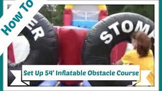 How to set up our 54 Inflatable Obstacle Courses [upl. by Lozano]