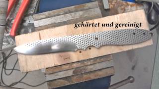 Selbstgemachtes Messer aus einer Feile  knife from a file [upl. by Stephana786]