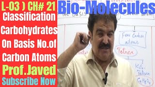 Classification of Carbohydrates on Basis of Number of Carbon Atoms   L03  2nd year Biochemistry [upl. by Asilat110]