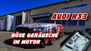 Böse Geräusche aus dem Motorraum  Audi RS3 Großer service und Fehlersuche [upl. by Iveksarap]