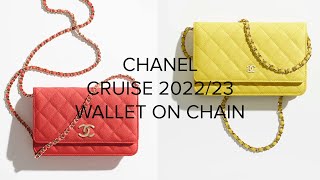 CHANEL CRUISE 202223 COLLECTION  CHANEL WALLET ON CHAIN [upl. by Karp]