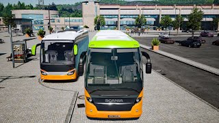 Fernbus Simulator  Scania Touring  GAMEPLAY [upl. by Acinahs]