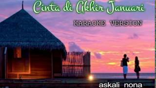 lagu Amboncinta di Akhir Januari Karaoke with yrik [upl. by Ragen]