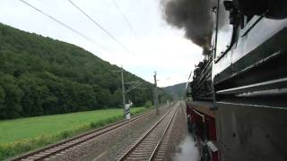 Führerstandsmitfahrt auf der 01 05098 vom 290810 HD 1080p [upl. by Lena570]