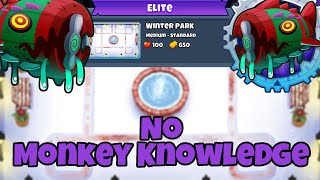 ELITE Bloonarius Tutorial  No Monkey Knowledge  Winterpark  BTD6 [upl. by Brackett338]