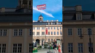 Marktplatz Eisenach Thüringen • fröhliches Treiben am Stadtschloss Altstadt kurzgezeigt [upl. by Elletsyrc585]