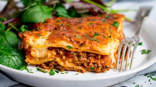 Easy Homemade Lasagne Recipe  Perfect Family Comfort Food [upl. by Beker]