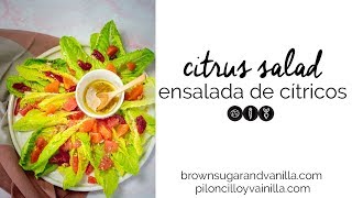 Ensalada de cítricos Citrus salad [upl. by Aneehc]