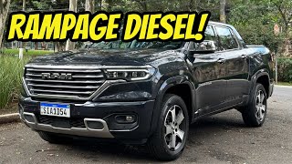 Rampage Laramie Diesel  Motor ECONÔMICO muito LUXO MELHOR que a FIAT TORO [upl. by Nas993]