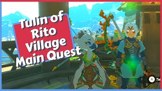 Tulin of Rito Village Main Quest Guide in Zelda Tears of the Kingdom TOTK [upl. by Amisoc723]