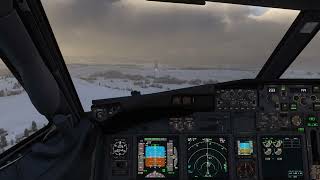 MSFS  LANDING  NORWEGIAN  PMDG 737800  Kirkenes Airport  ENKR [upl. by Koziel]