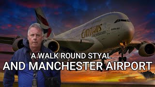 A WALK ROUND STYAL AND MANCHESTER AIRPORT TO SEE A BIG PLANE [upl. by Rogers]