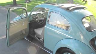 1962 VW Beetle for Sale with Ragtop Sunroof [upl. by Maclaine680]