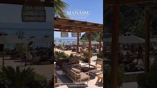 Manassu Beach Bar 🏝️ Sithonia Halkidiki Greece 🇬🇷 [upl. by Leonid342]