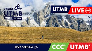 HOKA UTMB MontBlanc 2024  English Live 🇬🇧  CCC amp UTMB  2 [upl. by Sandeep563]