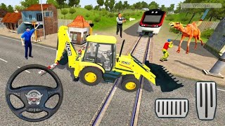 JCB 3DX BACKHOE LOADER AND TRACTOR DRIVING LIVE STREAM [upl. by Emrich]