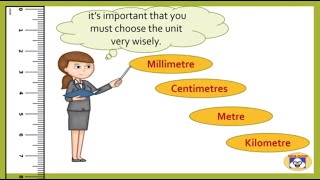 Length Measurements Metric System Millimetre Centimetre Metre Kilometre Educational Video [upl. by Barnett394]