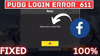 How to Fix Pubg Authorization Revoked 611Authorization Revoked 611Authorization Revoked Pubg Lite [upl. by Seumas]