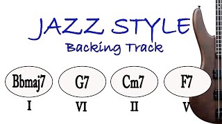 JAZZ 1625 Bb MAJOR Backing Track 140bpm [upl. by Three]