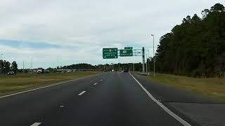 First Coast Expressway FL 23 Exits 37 to 46 northbound [upl. by Aicilana]