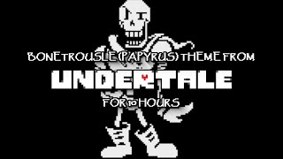 Bonetrousle Papyrus Theme from Undertale for 10 Hours [upl. by Eudoca]