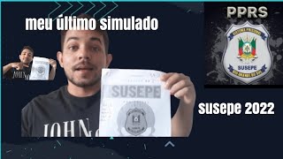 meu último simulado para o concurso susepe 2022 [upl. by Uile667]