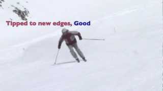 Ski Practice 2 Parallel edge changes Transitions and Releasing Harald Harb Ski Lessons [upl. by Aman803]