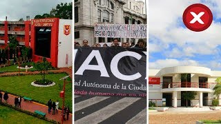 Top 7 Peores Universidades De México 😨 Según Sus ESTUDIANTES [upl. by Aled]