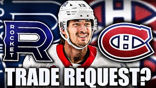 HABS PROSPECT REQUESTING A TRADE ALARMING LAVAL ROCKET amp MONTREAL CANADIENS NEWS… Logjam On D [upl. by Kolb]