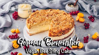 Veganer Bienenstich  wie von Oma Vegan und lecker [upl. by Genna]