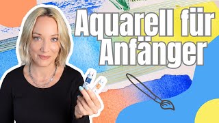 Aquarell lernen  Grundtechniken und Effekte Tutorial für Newbies [upl. by Hynes]