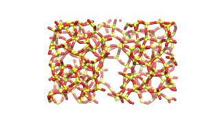 Crack propagation in amorphous silica using molecular dynamics  LAMMPS tutorial [upl. by Mikes12]