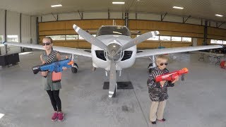 Nerf War Airplane Rescue [upl. by Boswell]