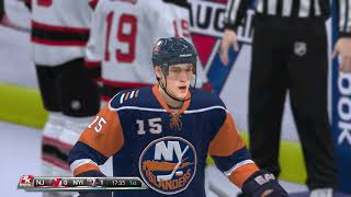 New York Islanders vs New Jersey Devils FULL GAME  NHL 2K10 AI Simulation Gameplay [upl. by Enrobyalc912]