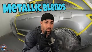 Car Painting How to Blend Metallic Paint [upl. by Valora]