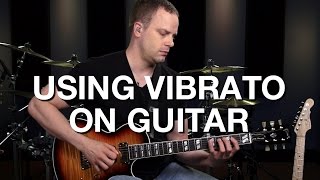 How To Use Vibrato On Guitar  Lead Guitar Lesson 7 [upl. by Keverne283]