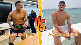 Kylian Mbappé VS Achraf Hakimi Transformation ★ From Baby To 2023 [upl. by Ahon701]