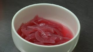 Pickled Red Onions With Red Wine Vinegar  Savory Recipes [upl. by Cnahc50]