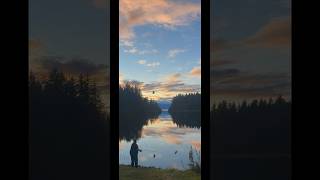 Alaska  Last Frontier alaskawildlife wildlife fishing eagles eagle sunset timelapse flute [upl. by Edin979]