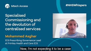 Specialised Commissioning amp devolution of centralised services in the NHS [upl. by Rebba]