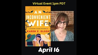 Karen E Olson discusses An Inconvenient Wife [upl. by Gabler]