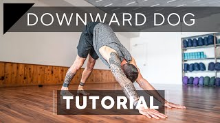 Downward Facing Dog Tutorial  Breathe and Flow Yoga [upl. by Bollinger519]