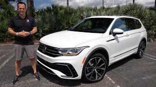 Is the NEW 2022 VW Tiguan R Line a BETTER compact SUV than a Mazda CX5 [upl. by Oluas]