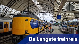 De bijna LANGSTE treinreis in NEDERLAND  Groningen  Vlissingen BartVlog [upl. by Juno]