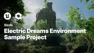 Electric Dreams Environment Sample Project Unreal Engine [upl. by Naynek]