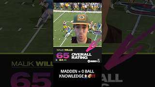 Madden ratings and simulations are horrible madden nfl greenbaypackers [upl. by Saundra]