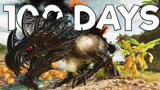 100 Days On Ark PRIMAL CHAOS PVP  ARK MOVIE PVP [upl. by Flore799]