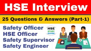 HSE Officer interview questions and answers Part1  Safety officer interview questions for fresher [upl. by Mhoj]